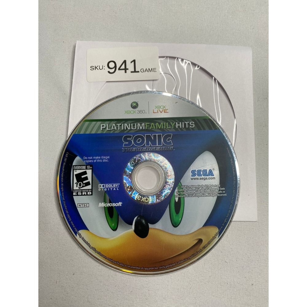 Sonic The Hedgehog Xbox 360
